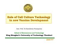 Role of Cell Culture Technology in new Vaccine Development