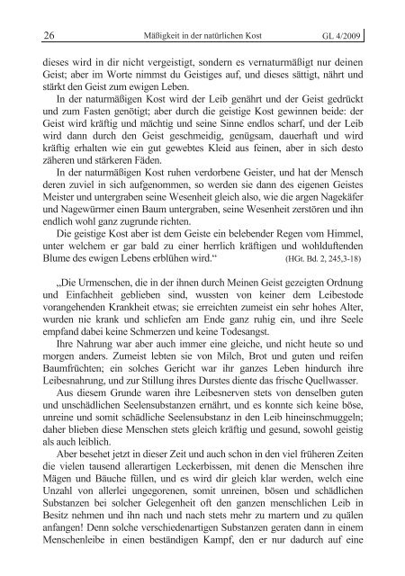 GL 4/2009 - der Lorber-Gesellschaft eV