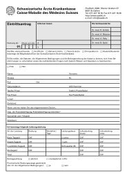 Antragsformular - mediservice vsao-asmac