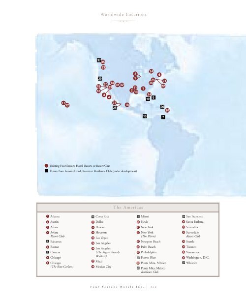 1999 Annual Report - Four Seasons Hotels and Resorts