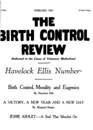 Birth Control and Racial Betterment - Life Dynamics