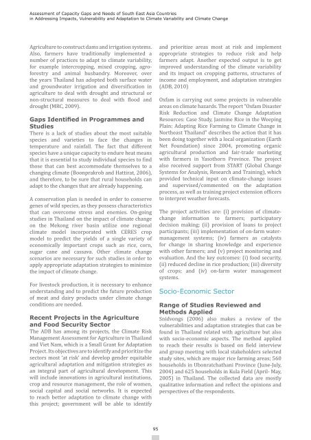 Desktop Study on - Regional Climate Change Adaptation ...