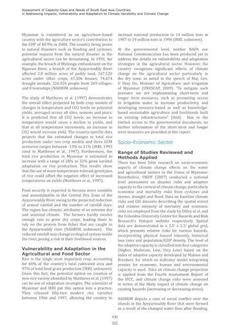 Desktop Study on - Regional Climate Change Adaptation ...