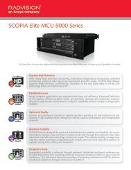SCOPIA Elite MCU 5000 Series - WIT