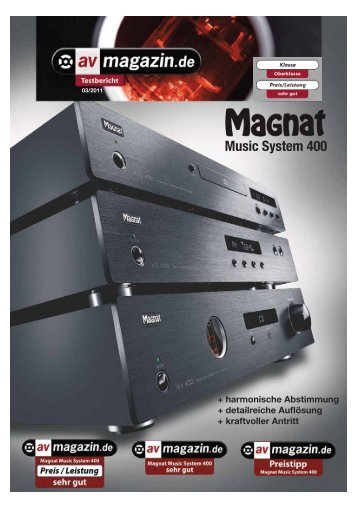 Music System 400 + harmonische Abstimmung + detailreiche - Magnat