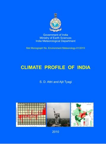 [pdf]Climate profile of India - India Meteorological Department