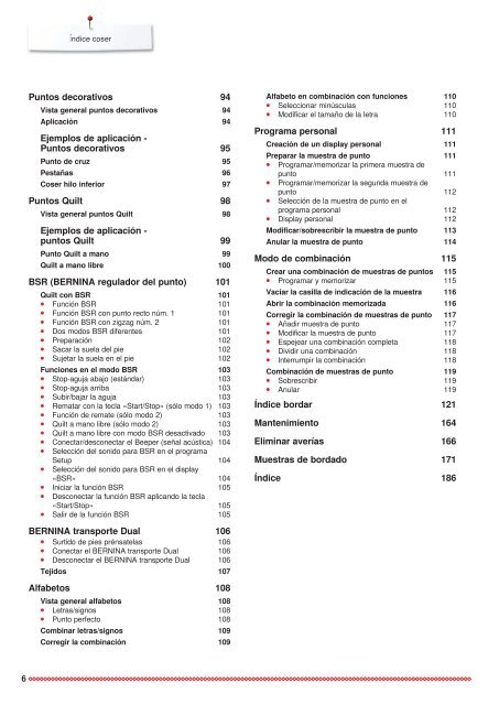 BERNINA 750 Manual