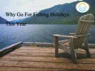 Fishing Holidays This Year 