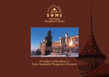 A Tradition of Excellence in Swiss Hospitality Management Education