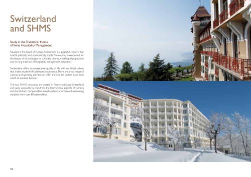 A Tradition of Excellence in Swiss Hospitality Management Education