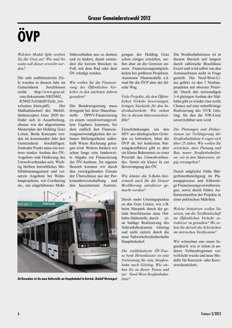 Fahrgast Zeitung - FAHRGAST Steiermark