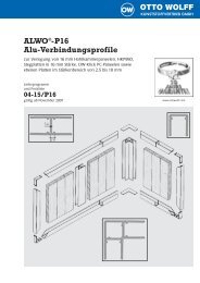 ALWOÂ®-P16 Alu-Verbindungsprofile