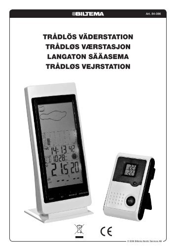 TrÃ¥dlÃ¶s vÃ¤dersTaTion TrÃ¥dlÃ¸s vÃ¦rsTasjon langaTon ... - Biltema