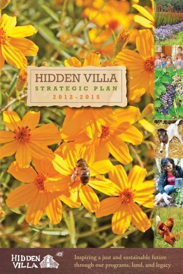 Strategic Plan 2012-2015 - Hidden Villa