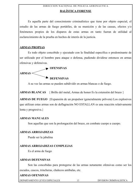 MANUAL DE CRIMINALISTICA - Justicia Forense