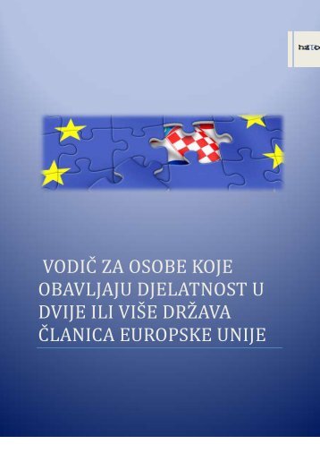 vodič za osobe koje obavljaju djelatnost u dvije ili više država ...