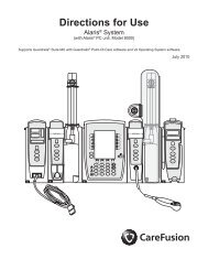 Alaris System DFU 8000 - CareFusion