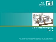 3.3 Blechumformung und Schneiden - Karosserietechnik FH Aachen