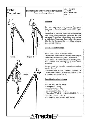 DonnÃ©es techniques - Tractel