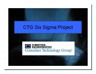 CTG SIX SIGMA Final.pdf - Chemtool