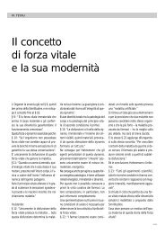 Il concetto di forza vitale e la sua modernitÃ  - (SMB) Italia