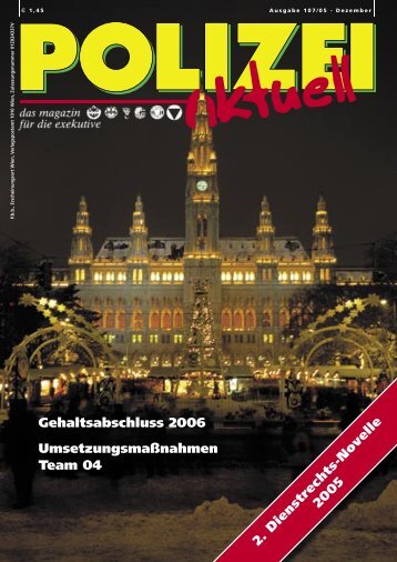 2. D ienstrechts-N ovelle 2005 Gehaltsabschluss 2006 ... - FSG