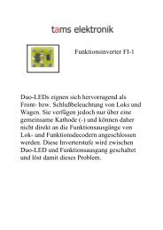 Funktionsinverter FI-1 Duo-LEDs eignen sich hervorragend als Front ...