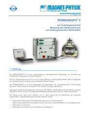 Permagraph C d 2093 - MAGNET-PHYSIK Dr. Steingroever GmbH