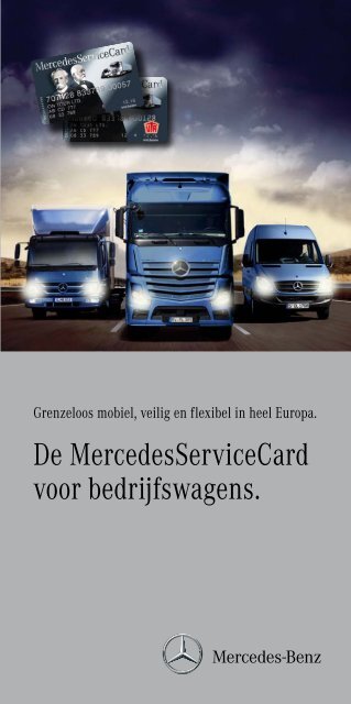 De MercedesServiceCard voor bedrijfswagens. - ServiceCards-Info ...