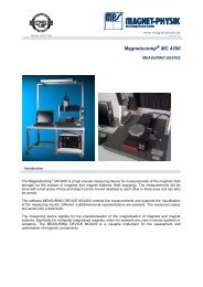 Magnetocomp® MC4200 - MAGNET-PHYSIK Dr. Steingroever GmbH