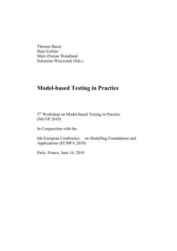 Model-based Testing in Practice - Deploy Repository