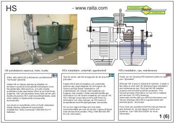 LÃ¤nk till HS HS's installation, underhÃ¥ll, egenkontroll - Raita ...