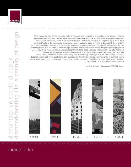 Catalogo 2006 Catalogue - Etruria design