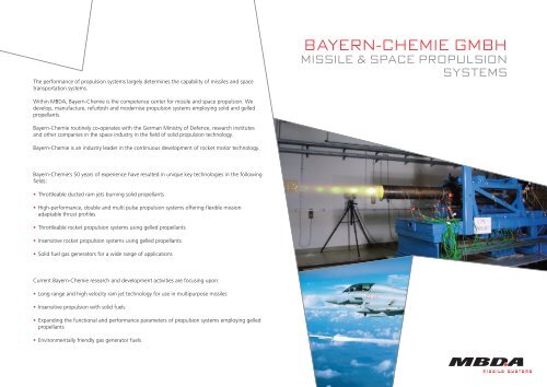 Mbda Environmental Testing datasheet - MBDA