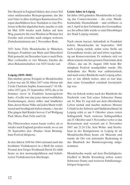 Ausgabe 3/2012 - MÃ¤nnerchor St. Johann Basel
