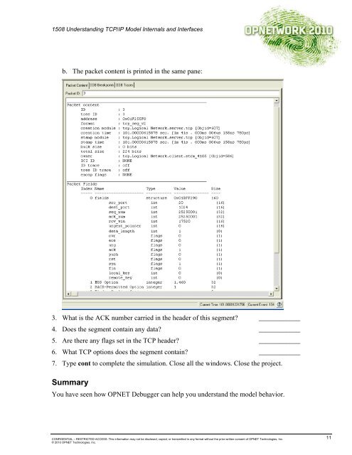 Understanding TCP/IP Model Internals and Interfaces