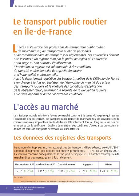 Le transport public routier11 - Driea