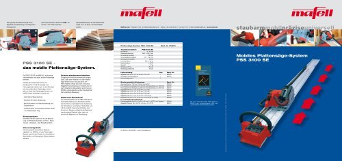 TR MT 55 PSS 3100 SE 092569 Mafell Sägeblatt HM 160 x 20 mm Z 48 FZ