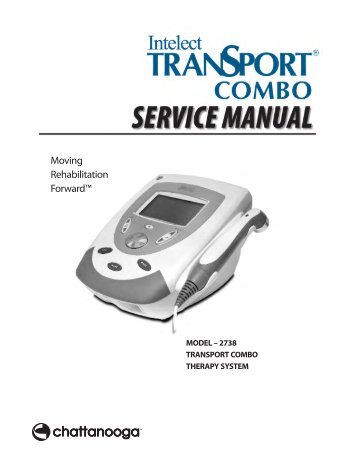 Intelect TranSport Combo Service Manual - DJO Global