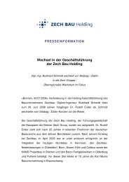 Pressemeldung als PDF - Zech Group