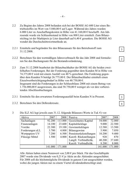 Abiturprüfung (fachgebundene Hochschulreife) an ...