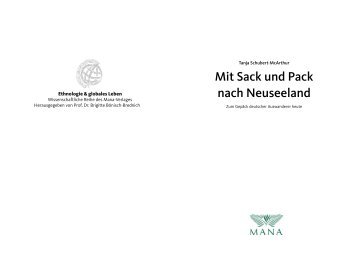 Mit Sack und Pack nach Neuseeland - MANA-Verlag