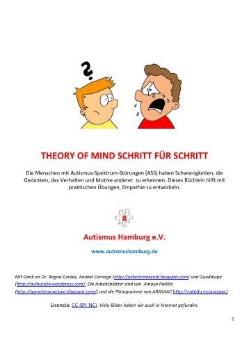 THEORY OF MIND SCHRITT FÃR SCHRITT - Autismus Hamburg