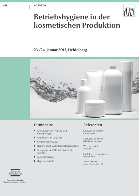 Betriebshygiene In Der Kosmetischen Produktion Gmp Navigator