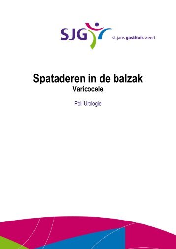 Spataderen in de balzak - SJG Weert