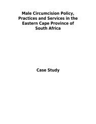 Case Study - Clearinghouse on Male Circumcision for HIV Prevention