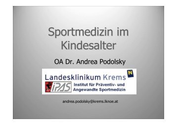 Dr. Andrea Podolsky