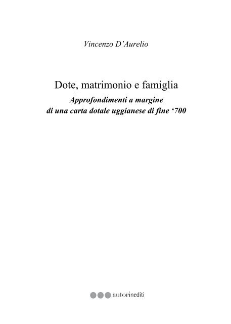 IL COGNOME DELLA MOGLIE, PRIMA E DOPO IL MATRIMONIO, Appunti di Diritto Di  Famiglia