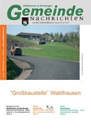 Gemeinde-Nachricht 2010-06.pmd - Marktgemeinde Waldhausen ...
