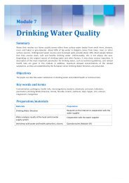 Drinking water quality - WECF